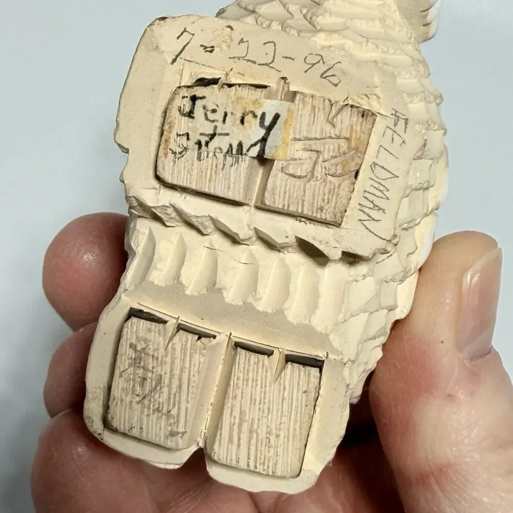 Vtg Artesania Rinconada White Mountain Goat Art Pottery Figurine 3.5